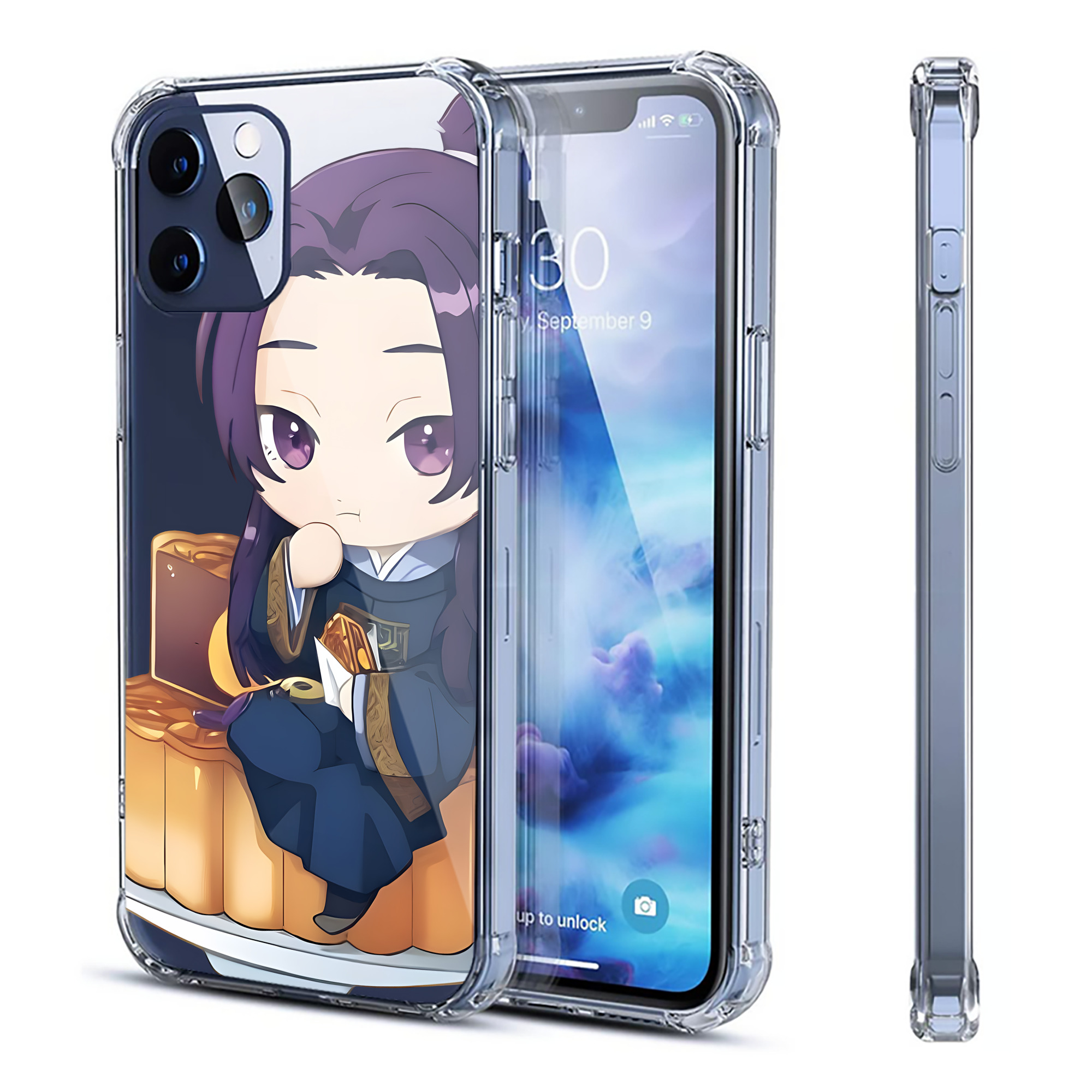 （画像用） 薬屋のひとりごと The Apothecary Diaries 【iPhone 12シリーズ対応】透明スマホケース（クリアソフトケース）